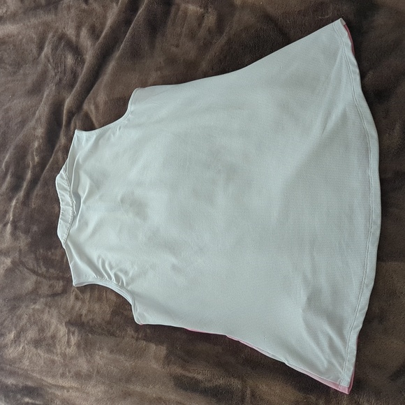 Adidas Pink Gradient Sleeveless Golf Polo - Picture 5 of 7